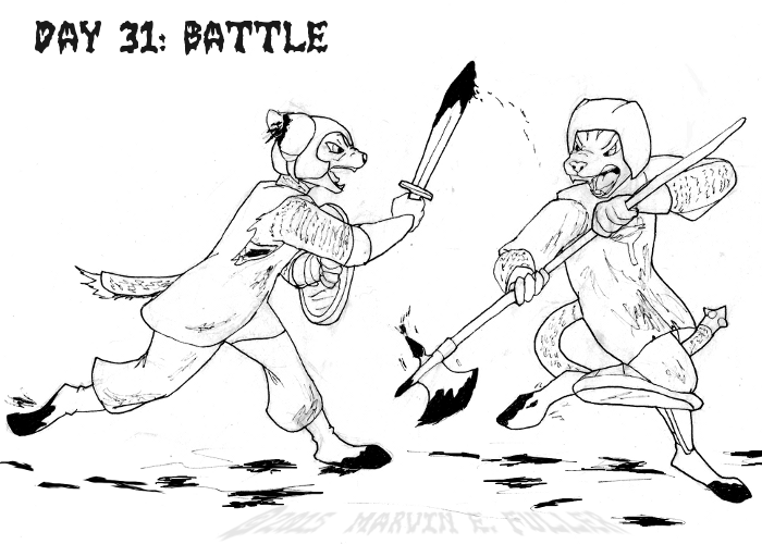 Daily Sketch 31 - Battle